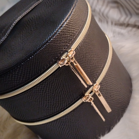 Lancome Other - Lancome two layered round makeup case black